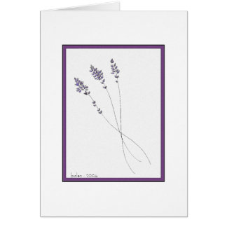 Cartão Lavanda