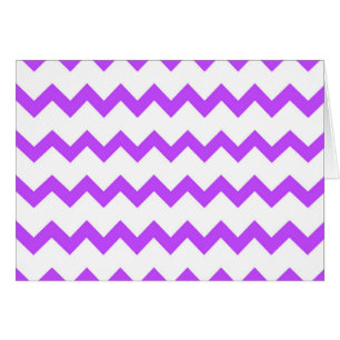Cartão Lavendar Chevron Abstrato Wavy Lines