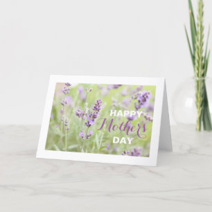 Cartão Lavender Happy Mother's Day
