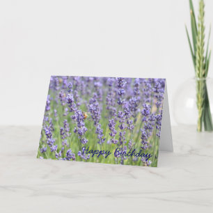 Cartão Lavender Inspired Birthday Card