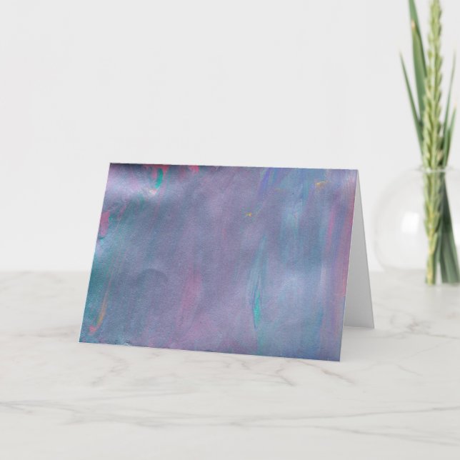 Cartão Lavender Swirl (Frente)