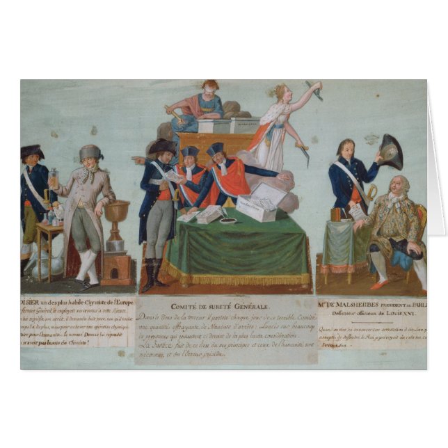 Cartão Lavoisier, Comite de Surete Generale (Frente Horizontal)