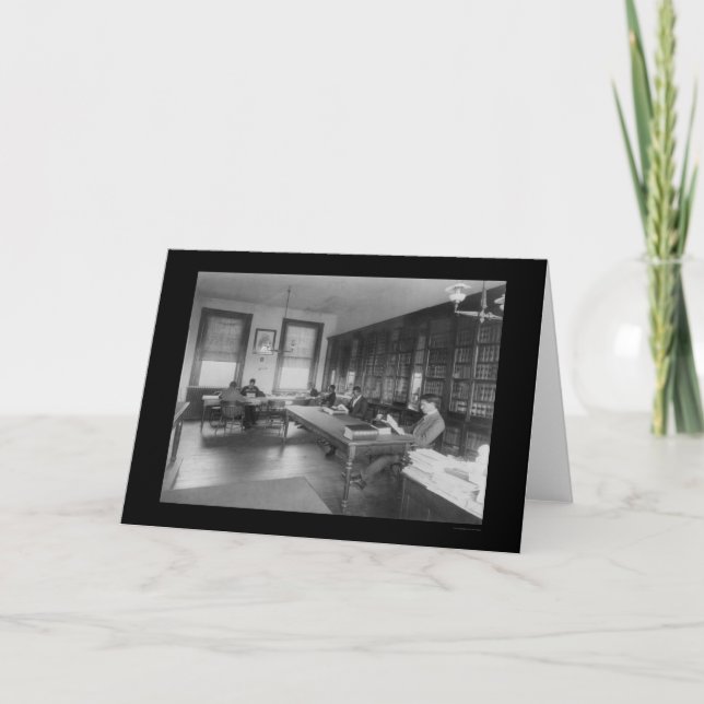 Cartão Law Library at Howard University 1900 (Frente)