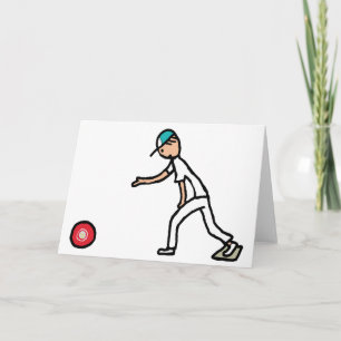 Cartão Lawn Bowls