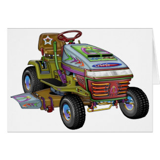 Cartão Lawnmower do desenhista