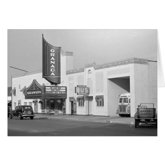 Cartão Lawrence, Kansas, 1938 (Frente Horizontal)