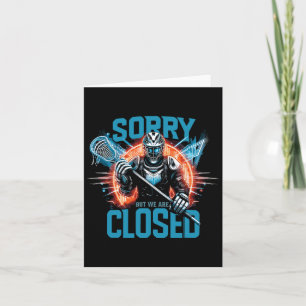 Cartão Lax Goalie Lacrosse Goalie