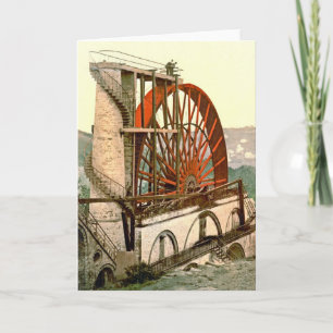 Cartão Laxey Wheel 1890