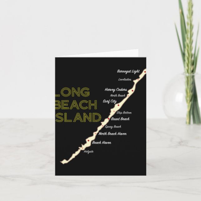 Cartão Lbi Nj Long Beach Island New Jersey Nj Beach House (Frente)