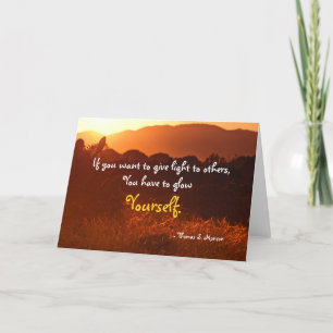 Cartão LDS Inspirational Quotes