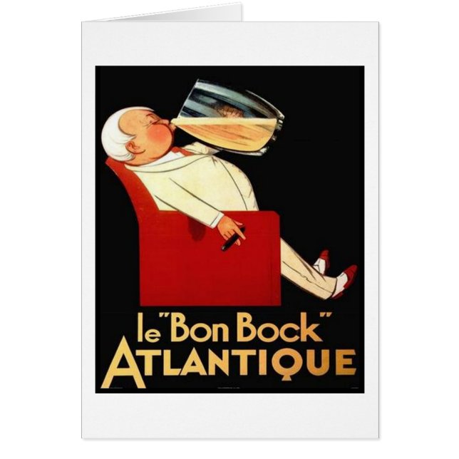 Cartão le Bon Bock Atlantique (Frente)