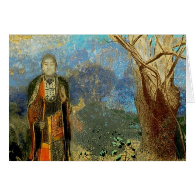 Cartão Le Bouddha (Buddha) (Frente Horizontal)