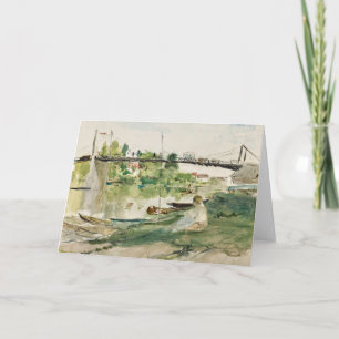 Cartão Le Pont sur l’Oise   Berthe Morisot