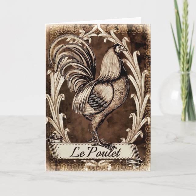 Cartão Le Poulet (Frente)