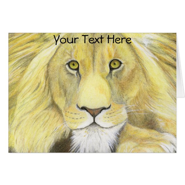 Cartão Leão (Frente Horizontal)