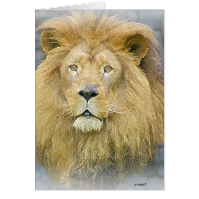 Cartão leão (Frente)