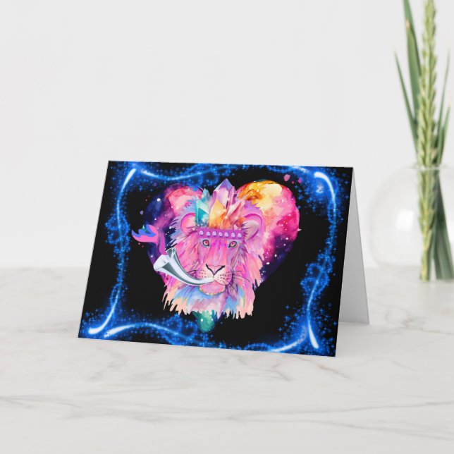 Cartão Leão de Judah Triumphs (Frente)