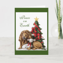 Leão e Lamb na Árvore de Natal Hoiliday