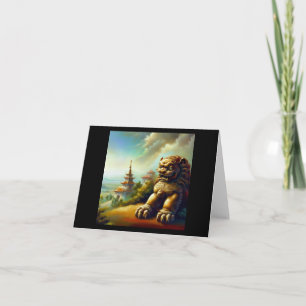 Cartão Leão Foo Chinês (4)