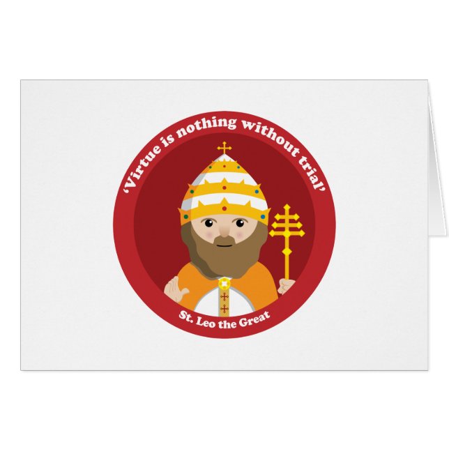 Cartão Leão, o Excelente (Frente Horizontal)