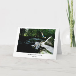 Cartão Leap of Faith - Daring Adventure Quote, H Keller