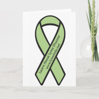 Cartão Learn About Lyme Disease Blank Notecard