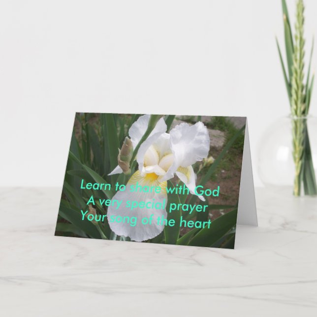 Cartão Learn -Share With God (Frente)