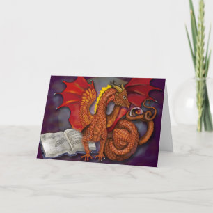 Cartão Learning the Ways~ dragon greeting card