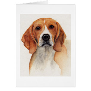 Cartão Lebreiro pintado na Aquarela