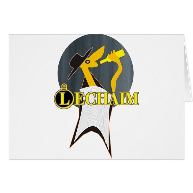 Cartão Lechaim (Frente horizontal)