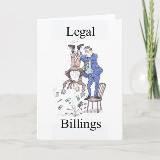 Cartão Legal Billings greetings card