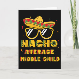 Cartão Legal Cinco De Mayo Nacho Filho Médio Médio Somb