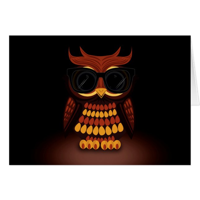 Cartão Legal Coruja 2 (Frente Horizontal)