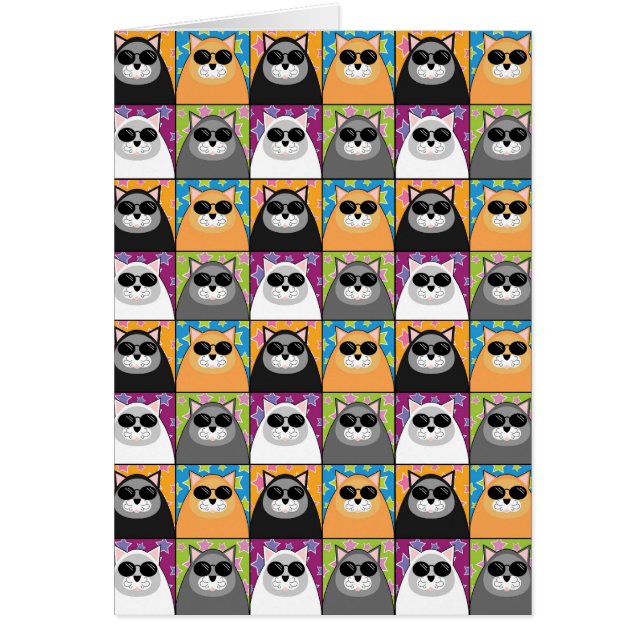 Cartão legal do gato (Frente)