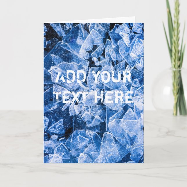 Cartão Legal gelo para o verão quente (Frente)