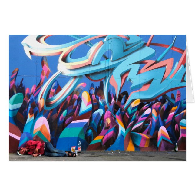 Cartão Legal Grafite Wall (Frente Horizontal)