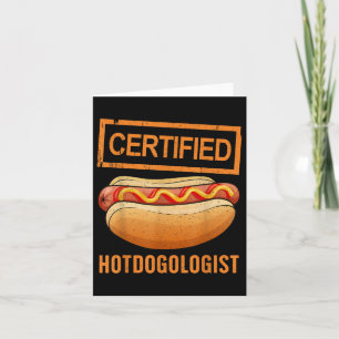Cartão Legal Hotdog Para Homens Mulheres Adultas Hotdog Q