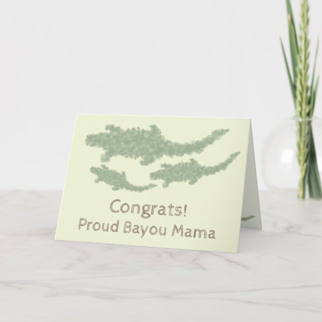 Cartão Legal jacarés Camo - transparentes. (Frente)