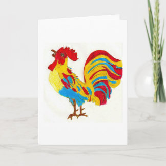 Cartão Legend of the Rooster