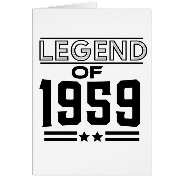 Cartão legenda de 1959 (Frente)