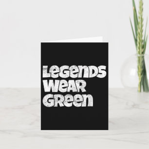 Cartão Legendas Visto Espírito Verde Visto Equipe Jogo Gu