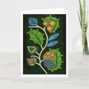 Cartão Leggings nativas americanas de arte