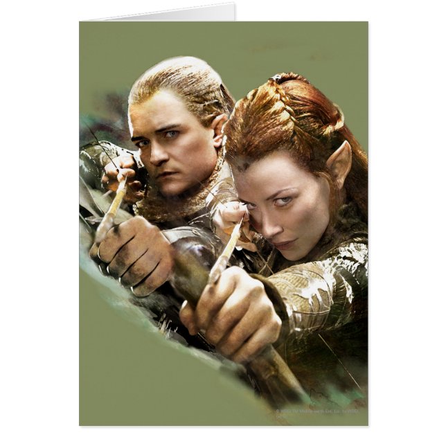 Cartão LEGOLAS GREENLEAF™ e TAURIEL™ Graphic (Frente)