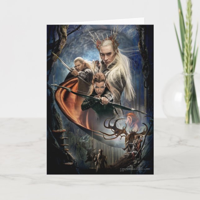 Cartão LEGOLAS GREENLEAF™, TAURIEL™ e Thranduil (Frente)