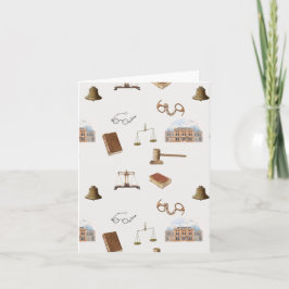 Cartão Lei Escala Gavel Padrão Antiquado Jurídico