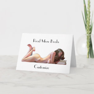 Cartão Leia mais livros Thunder_Cove  