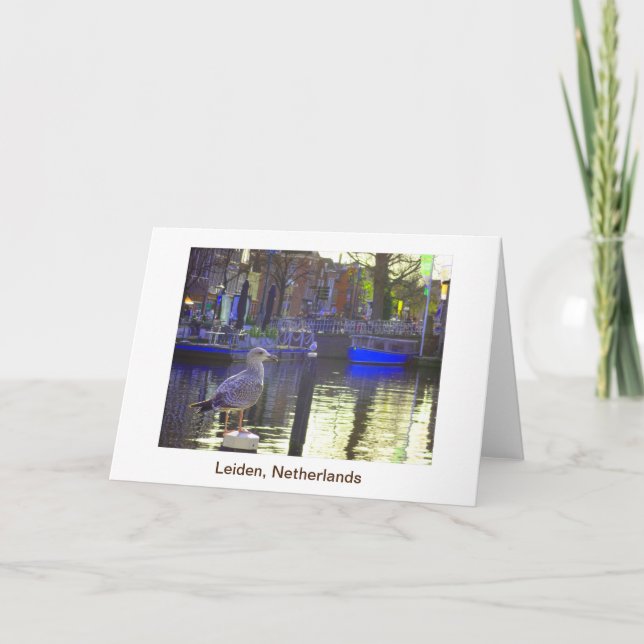 Cartão Leiden Países Baixos (Frente)