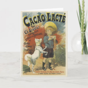 Cartão Leite de chocolate