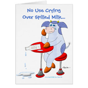 Cartão Leite derramado