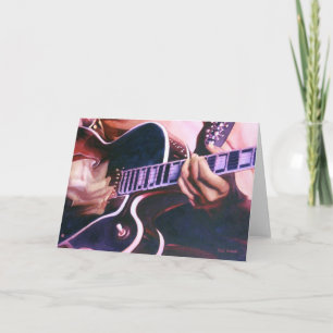 Cartão Leitor De Violão "Virtuoso" Watercolor